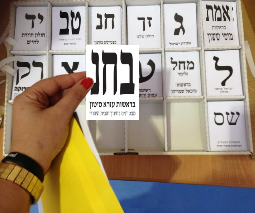 פתק לקלפי - קמפיין בחירות לעיריית חולון עבור עזרא סיטון