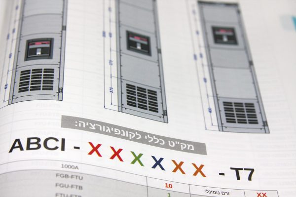 איך מעצבים ומפיקים קטלוג מסחרי למוצרי חשמל לתעשיה?